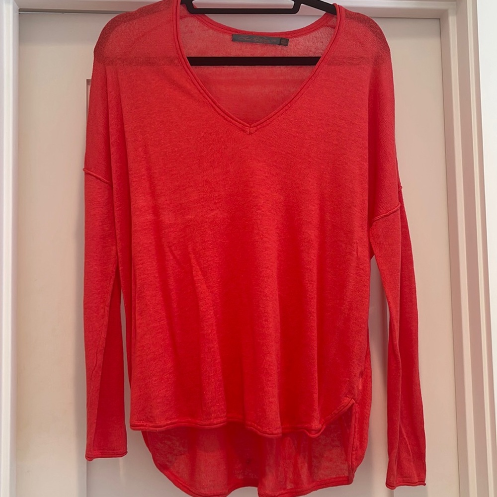 Red Feel the Piece sweater - 0/S